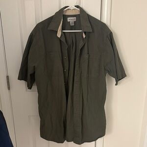 Carhartt Dark Green Button-Up Shirt